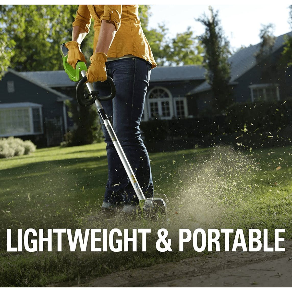 VEJAPJOVĖ SAVAEIGĖ + STYGINĖ ŽOLIAPJOVĖ Greenworks gd40lm46spk4x+g40lt, 46cm, 40V, 2X4Ah 5