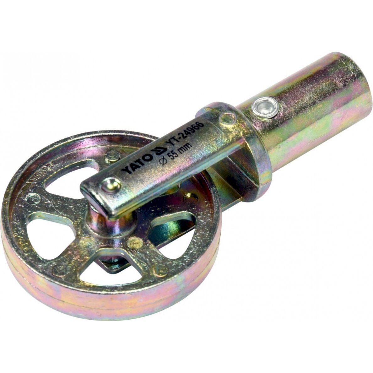 Vedantysis ratukas kanalizacijos vamzdžių valymui (YT-24966) Vedantysis ratukas kanalizacijos vamzdžių valymui (YT-24966)