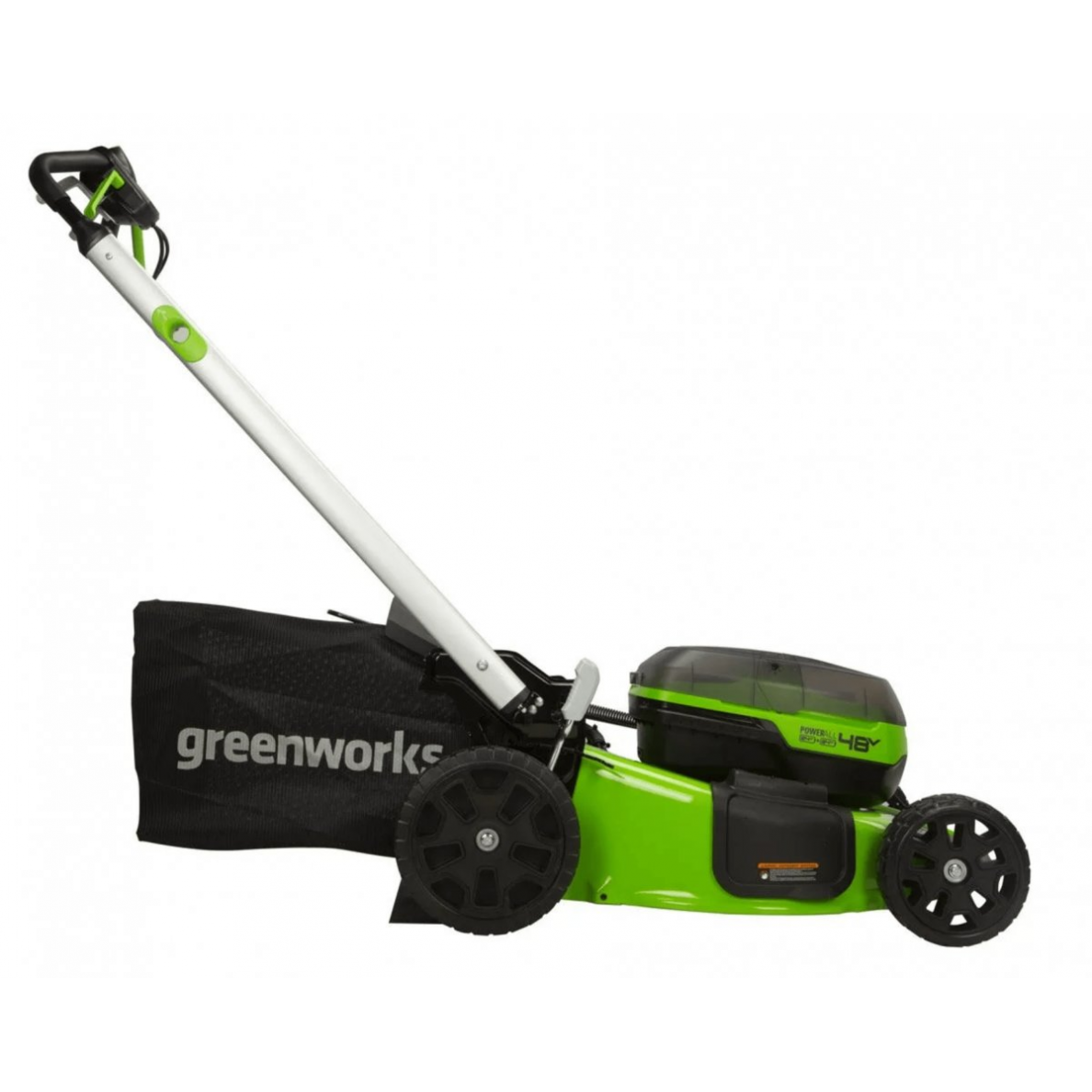 Akumuliatorinė savaeigė vejapjovė Greenworks GD24X2LM46SP4K4, 48 V(2x24 V), 4x4,0 Ah, 46 cm 5