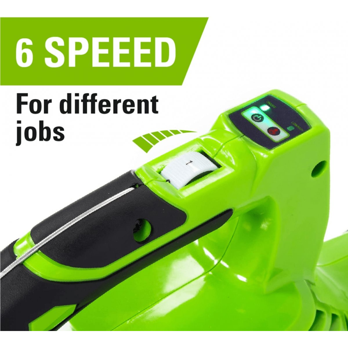 VEJAPJOVĖ SAVAEIGĖ + PŪSTUVAS-SIURBLYS Greenworks gd40lm46spk4x+gd40bvIIk4, 46cm, 40V, 3X4Ah 16 VEJAPJOVĖ SAVAEIGĖ + PŪSTUVAS-SIURBLYS Greenworks gd40lm46spk4x+gd40bvIIk4, 46cm, 40V, 3X4Ah 16