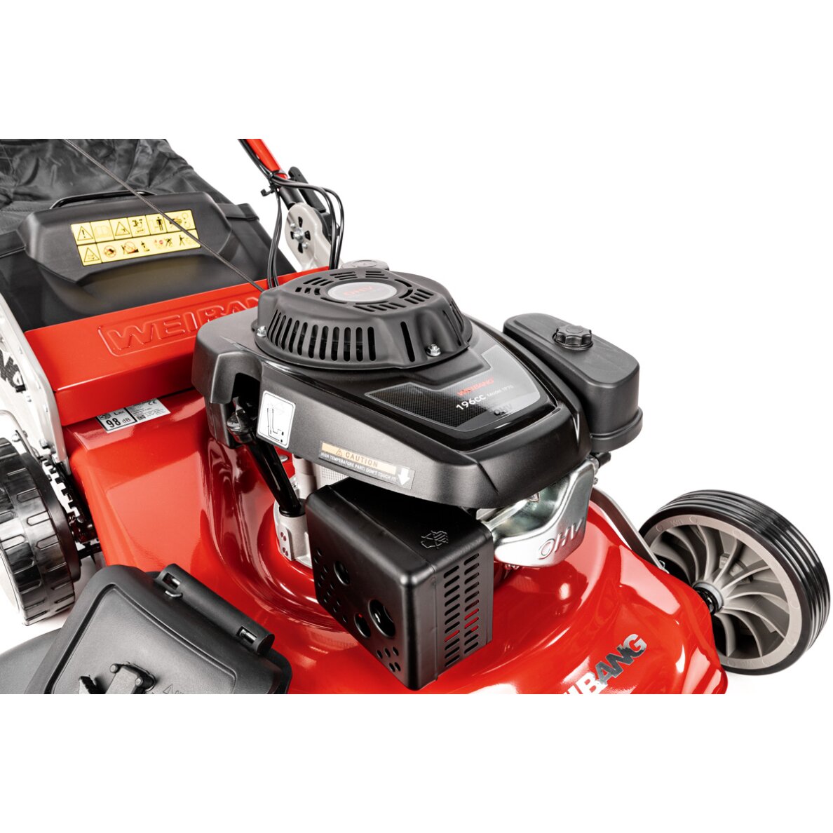 Benzininė vejapjovė Weibang WB537SLC V 3IN1, 53 cm, 3,1 kW 14