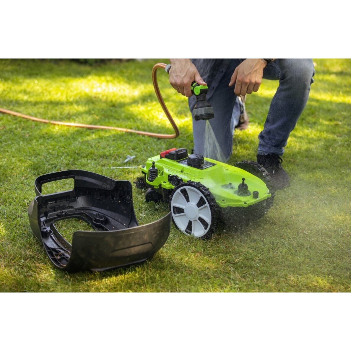 Vejos pjovimo robotas Greenworks OPTIMOW5,  iki 550 m2 5