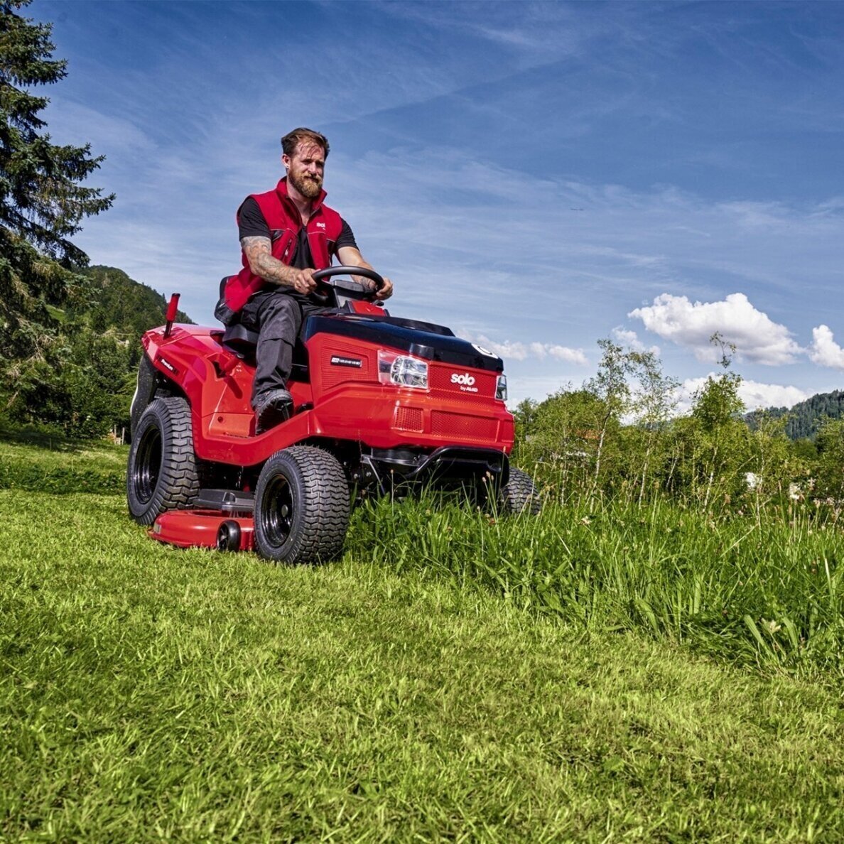 Vejos pjovimo traktorius SOLO by AL-KO T22-105.3 HD V2 SD Premium Pro, 11.7 kW 4 Vejos pjovimo traktorius SOLO by AL-KO T22-105.3 HD V2 SD Premium Pro, 11.7 kW 4