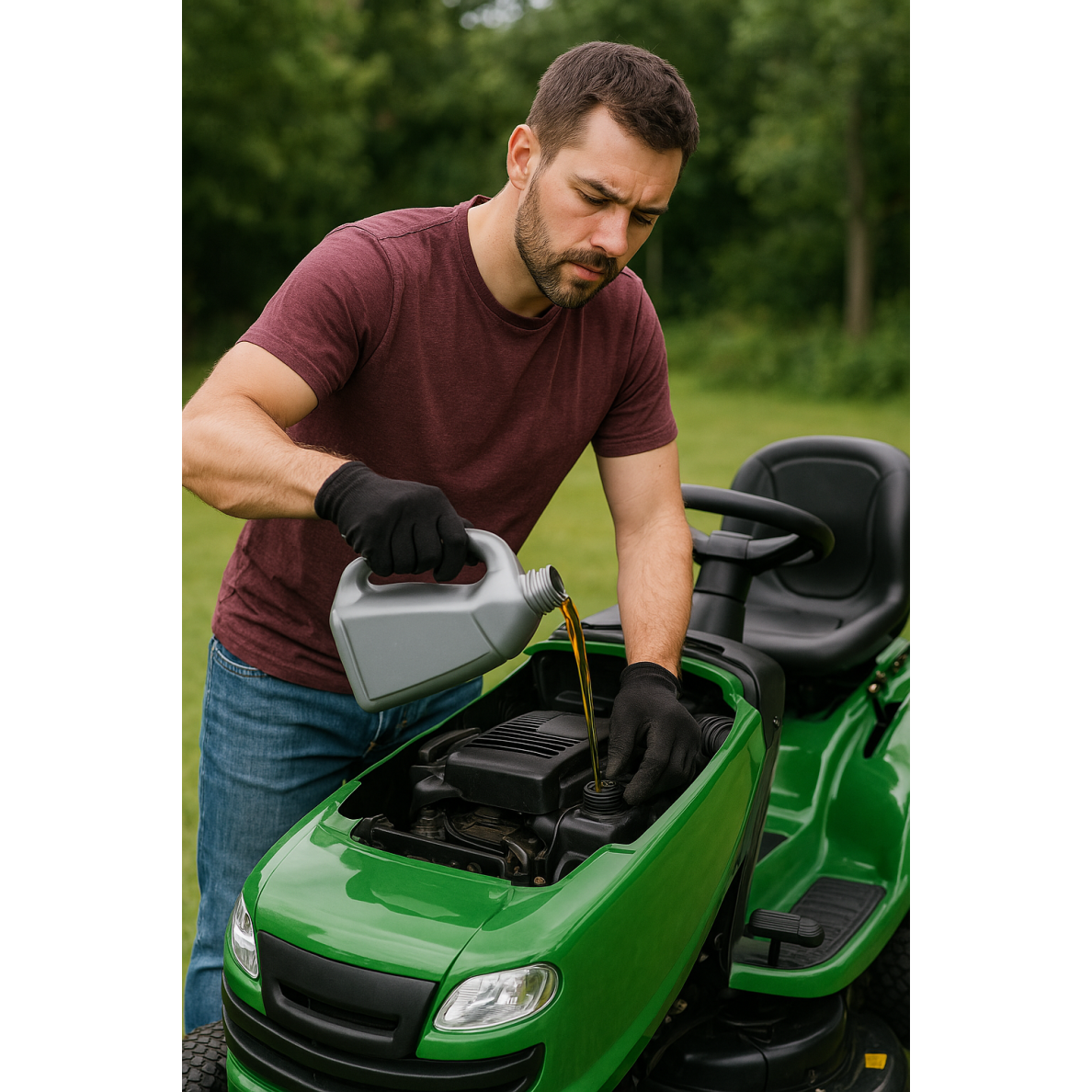 Vejos traktoriaus paruošimas Vejos traktoriaus paruošimas