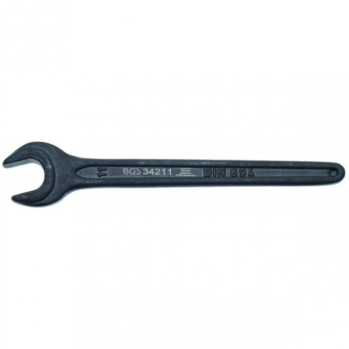 Veržliaraktis atviru galu vienpusis 11 mm (34211) Veržliaraktis atviru galu vienpusis 11 mm (34211)