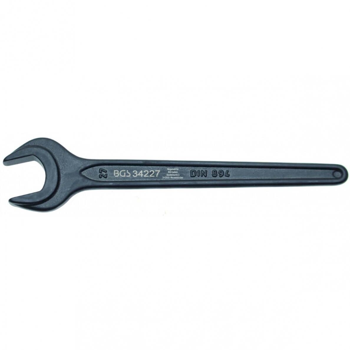 Veržliaraktis atviru galu vienpusis 27 mm (34227)