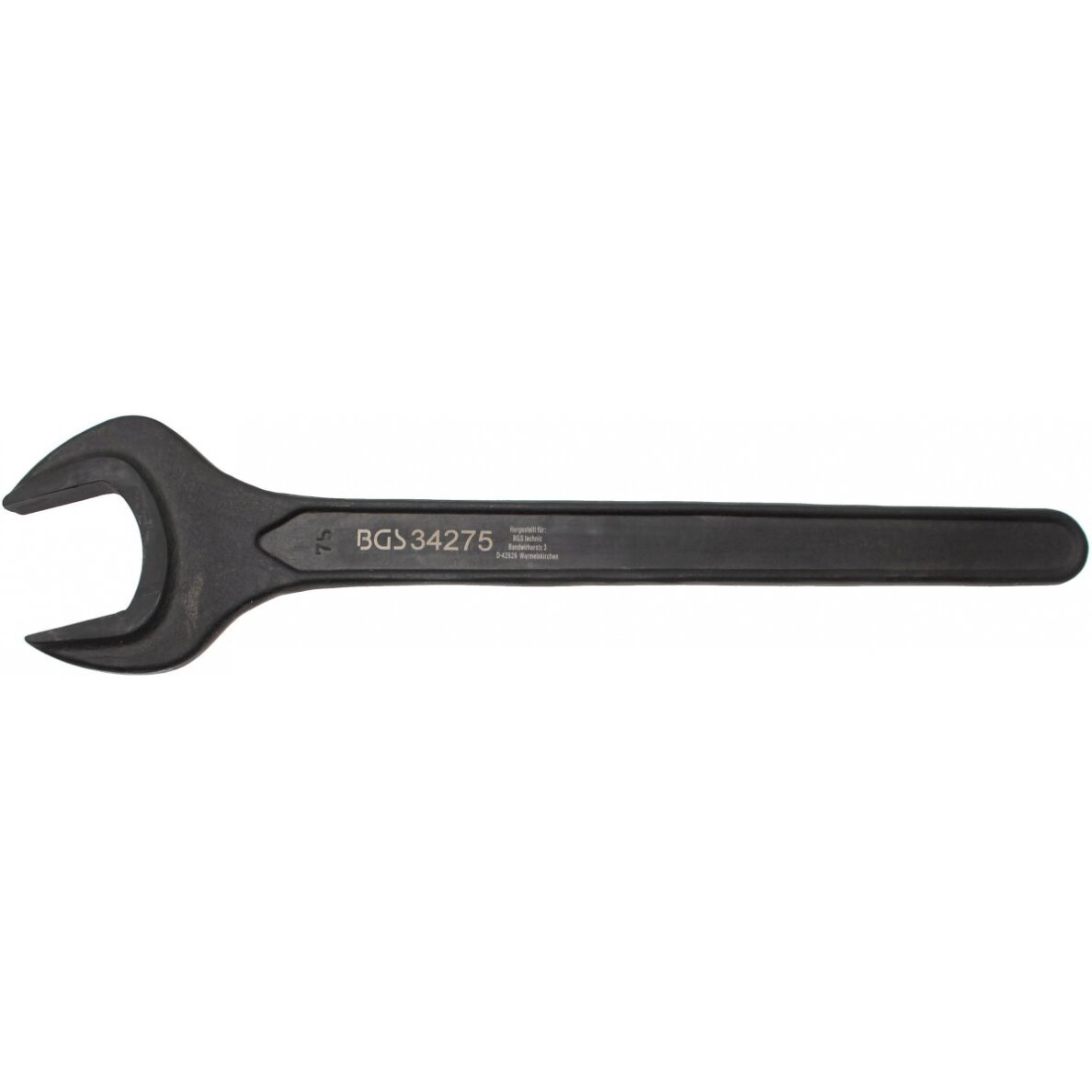 Veržliaraktis atviru galu vienpusis | 75 mm (34275)