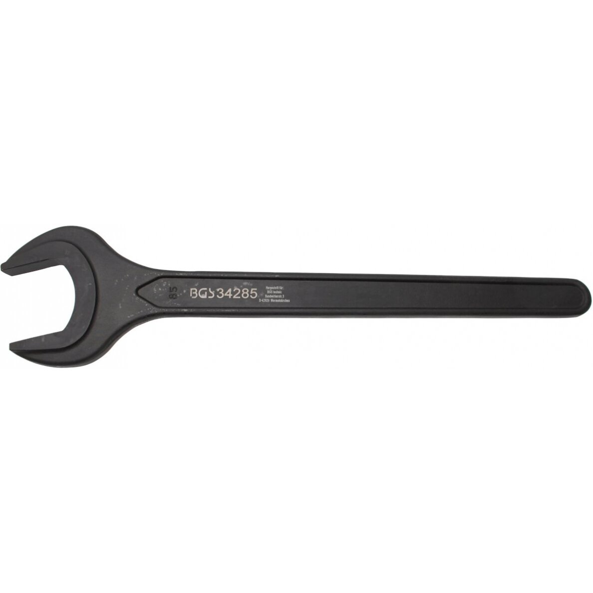 Veržliaraktis atviru galu vienpusis | 85 mm (34285) Veržliaraktis atviru galu vienpusis | 85 mm (34285)