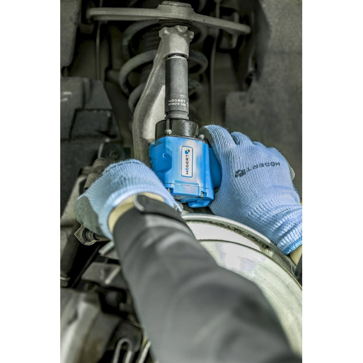 Veržliasukis 1/2 pneumatinis smūginis (patrumpintas) 610Nm/1000Nm, HOGERT HT4R621 2