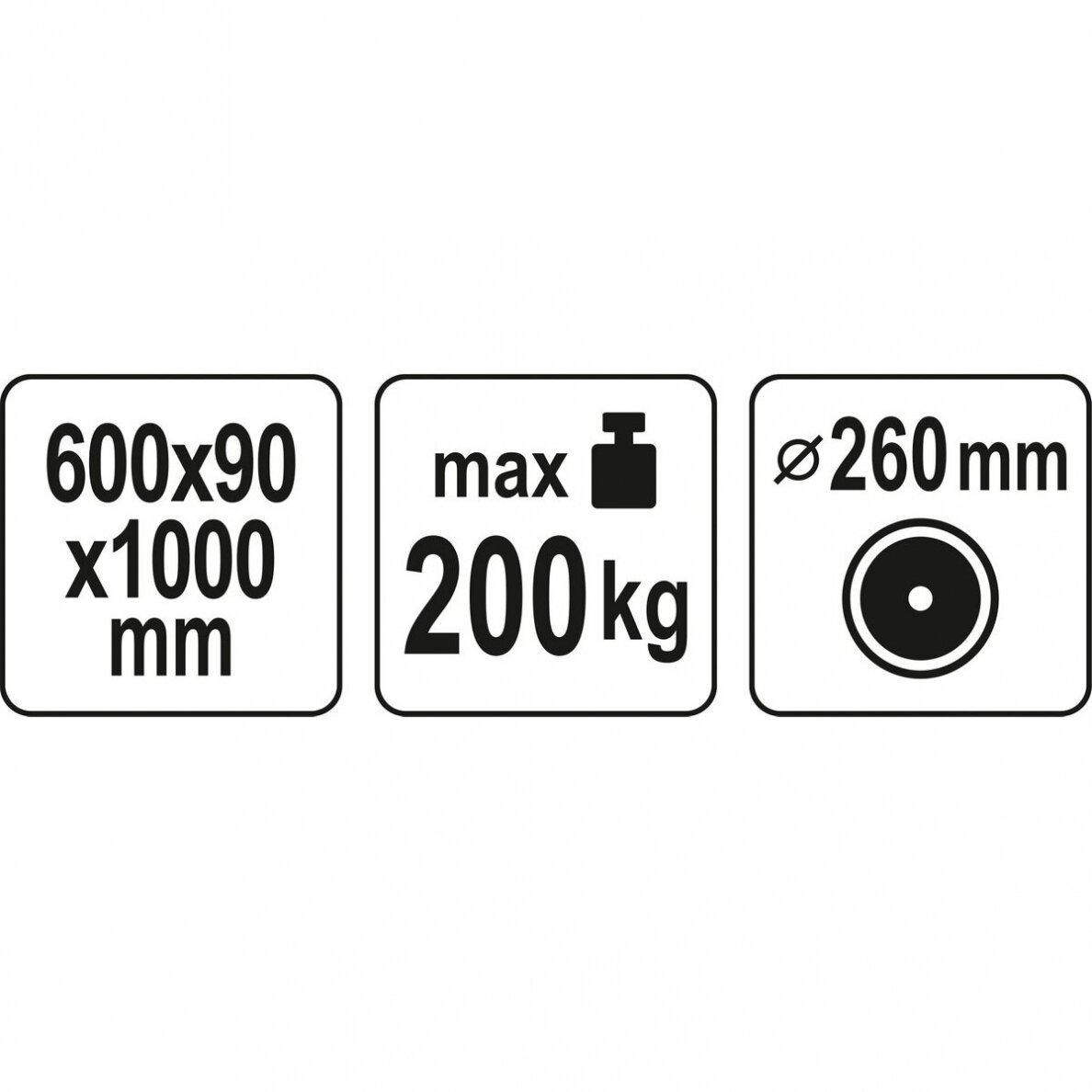 Vežimėlis | 2 ratai | skirtas didelėms plytoms gabenti | 200 kg (YT-37434) 2