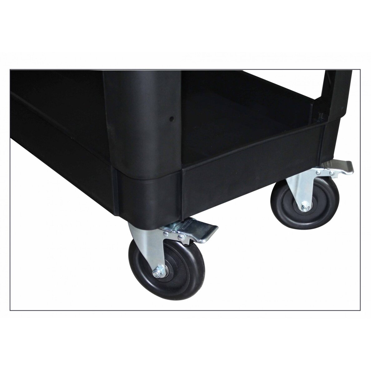 Vežimėlis 3-jų lentynu mobilus su papildom lentyna 4 Vežimėlis 3-jų lentynu mobilus su papildom lentyna 4