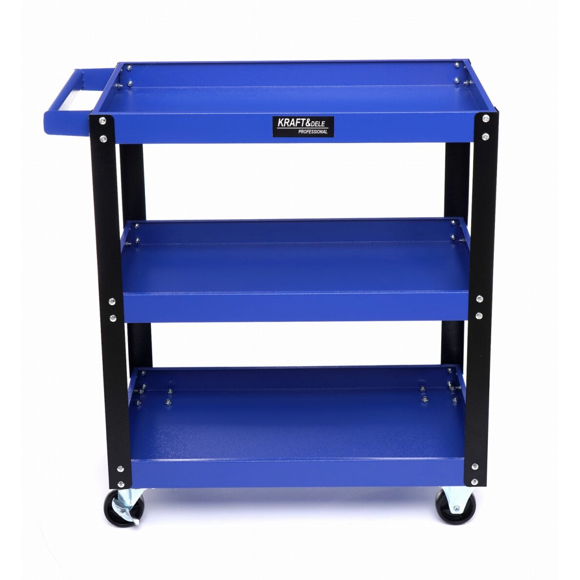 Vežimėlis su 3 lentynom 70x76x35cm Vežimėlis su 3 lentynom 70x76x35cm