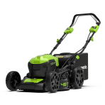 VEJAPJOVĖ SAVAEIGĖ + PŪSTUVAS+GRANDINIS PJŪKLAS Greenworks gd40lm46spk4+gd40bvIIk4+gd40cs18k4, 46cm, 40V, 3X4Ah (Kopija)