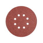 Velcro švitrinis popierius 150 mm, K40, 5 vnt., 8 skylučių Velcro švitrinis popierius 150 mm, K40, 5 vnt., 8 skylučių