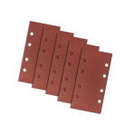 Velcro švitrinis popierius 93 x 185 mm, K120, 5 vnt., su skylutėmis Velcro švitrinis popierius 93 x 185 mm, K120, 5 vnt., su skylutėmis