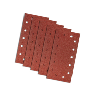 Velcro švitrinis popierius 115 x 230 mm, K60, 5 vnt., su skylutėmis
