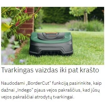 Vejos pjovimo robotas Bosch Indego M 700, 06008B0203 6 Vejos pjovimo robotas Bosch Indego M 700, 06008B0203 6