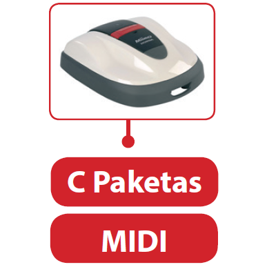 Vejos robotų servisas C Paketas Vejos robotų servisas C Paketas