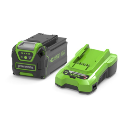 VEJAPJOVĖ SAVAEIGĖ + PŪSTUVAS-SIURBLYS Greenworks gd40lm46spk4x+gd40bvIIk4, 46cm, 40V, 3X4Ah 18 VEJAPJOVĖ SAVAEIGĖ + PŪSTUVAS-SIURBLYS Greenworks gd40lm46spk4x+gd40bvIIk4, 46cm, 40V, 3X4Ah 18