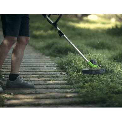 VEJAPJOVĖ SAVAEIGĖ + STYGINĖ ŽOLIAPJOVĖ Greenworks gd40lm46spk4x+g40lt, 46cm, 40V, 2X4Ah 8