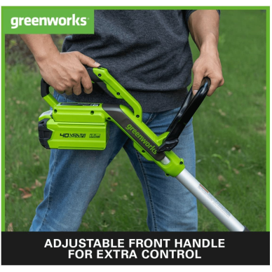 VEJAPJOVĖ SAVAEIGĖ + STYGINĖ ŽOLIAPJOVĖ LT33 Greenworks gd40lm46spk4+g40lt33, 46cm, 40V, 1X4Ah 12 VEJAPJOVĖ SAVAEIGĖ + STYGINĖ ŽOLIAPJOVĖ LT33 Greenworks gd40lm46spk4+g40lt33, 46cm, 40V, 1X4Ah 12