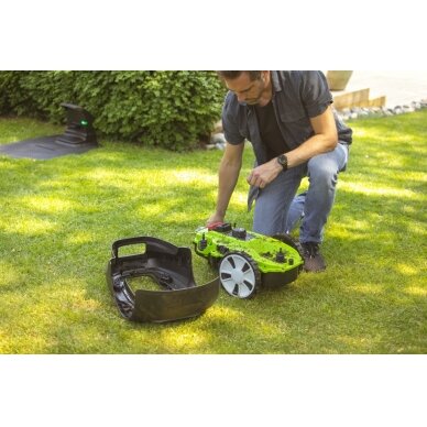 Vejos pjovimo robotas Greenworks OPTIMOW7, iki 750 m2 6