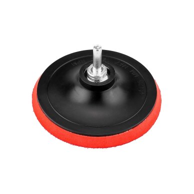 Velcro diskas 125 mm x 8 mm, m14 sriegis + 8 mm blokas