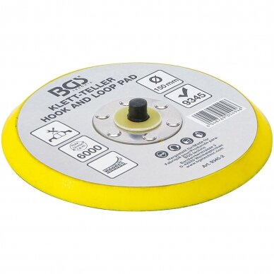Velcro padas skirtas BGS 9345 poliruokliui, Ø 150 mm
