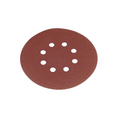 „Velcro“ šlifavimo diskai 150 mm, P80, 5 vnt, su 8 skylėmis 3 „Velcro“ šlifavimo diskai 150 mm, P80, 5 vnt, su 8 skylėmis 3