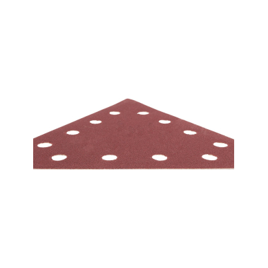 Velcro šlifavimo popierius K120, trikampis su 12 skylių, 5vnt šlifuokliui 59G264 4