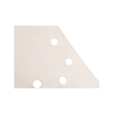 Velcro šlifavimo popierius K120, trikampis su 12 skylių, 5vnt šlifuokliui 59G264 7