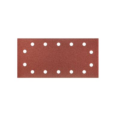 Velcro švitrinis popierius 115 x 230 mm, K100, 5 vnt., su skylutėmis Velcro švitrinis popierius 115 x 230 mm, K100, 5 vnt., su skylutėmis