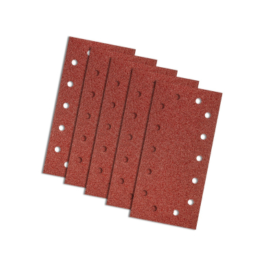 Velcro švitrinis popierius 115 x 230 mm, K40, 5 vnt., su skylutėmis 1