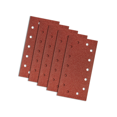 Velcro švitrinis popierius 115 x 230 mm, K60, 5 vnt., su skylutėmis 1