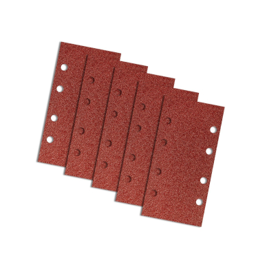 Velcro švitrinis popierius 93 x 185 mm, K40, 5 vnt., su skylutėmis 1