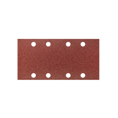 Velcro švitrinis popierius 93 x 185 mm, K80, 5 vnt., su skylutėmis Velcro švitrinis popierius 93 x 185 mm, K80, 5 vnt., su skylutėmis