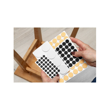 Veltinio ir putplasčio EVA lipnūs trinkelės, mišinys, 124 vnt. 2