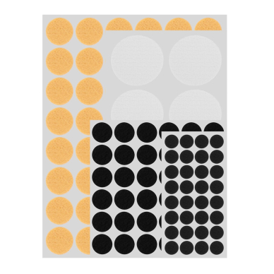 Veltinio ir putplasčio EVA lipnūs trinkelės, mišinys, 124 vnt. 7