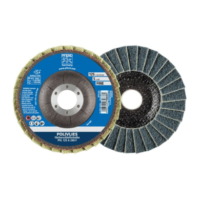 Veltinio šlifavimo diskas PFERD PVL 125 A 240 F Veltinio šlifavimo diskas PFERD PVL 125 A 240 F