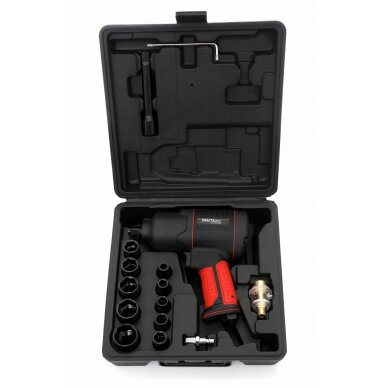 Veržliasukis pneumatinis 1/2 1900Nm +17 vnt. 8