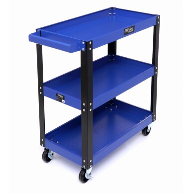 Vežimėlis su 3 lentynom 70x76x35cm 4