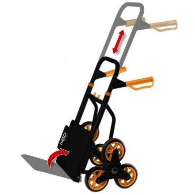 Vežimėlis vežti krovinius laiptais NEO 84-402, 150 kg 1 Vežimėlis vežti krovinius laiptais NEO 84-402, 150 kg 1