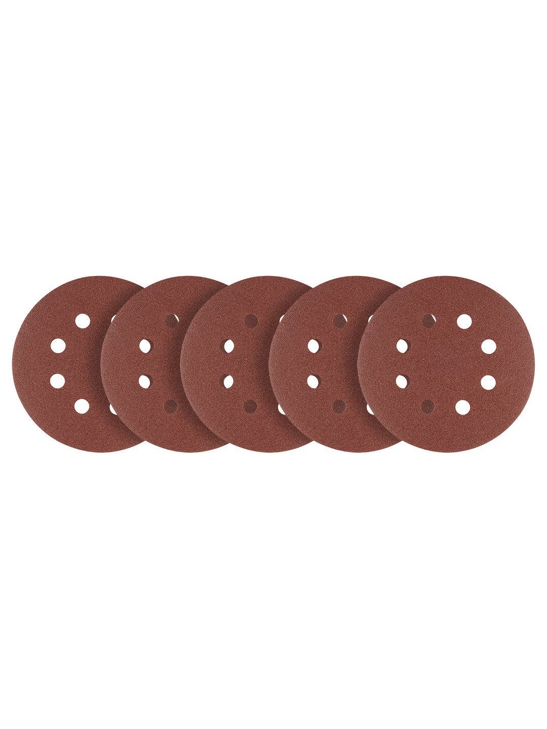 Velcro“ šlifavimo diskai 125 mm, P40, 5 vnt, su 8 skylėmis