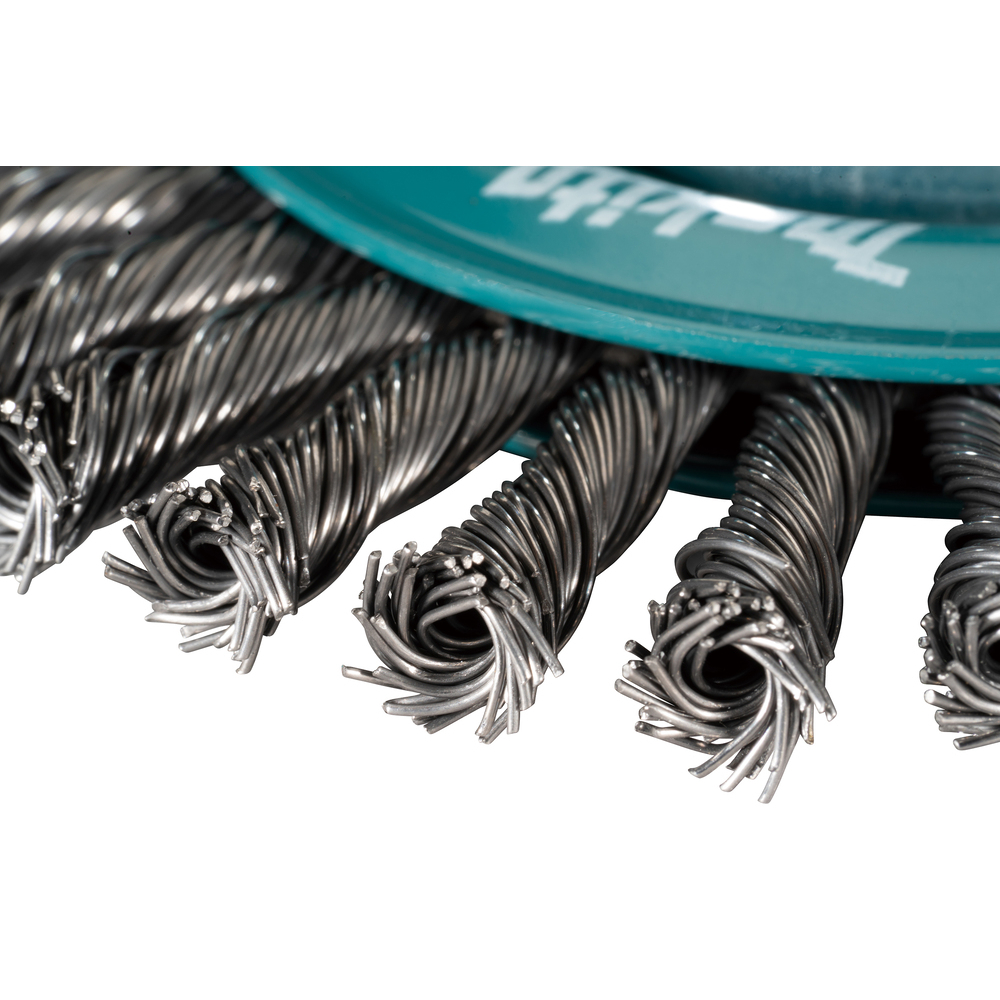 Vielinis šlifavimo diskas Makita D-73411, sukta viela, 0.5mm, Ø 115 mm, X-LOCK 2