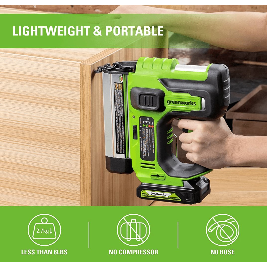 Akumuliatorinė viniakalė Greenworks G24BN, 24 V, (tik įrankis) 5 Akumuliatorinė viniakalė Greenworks G24BN, 24 V, (tik įrankis) 5