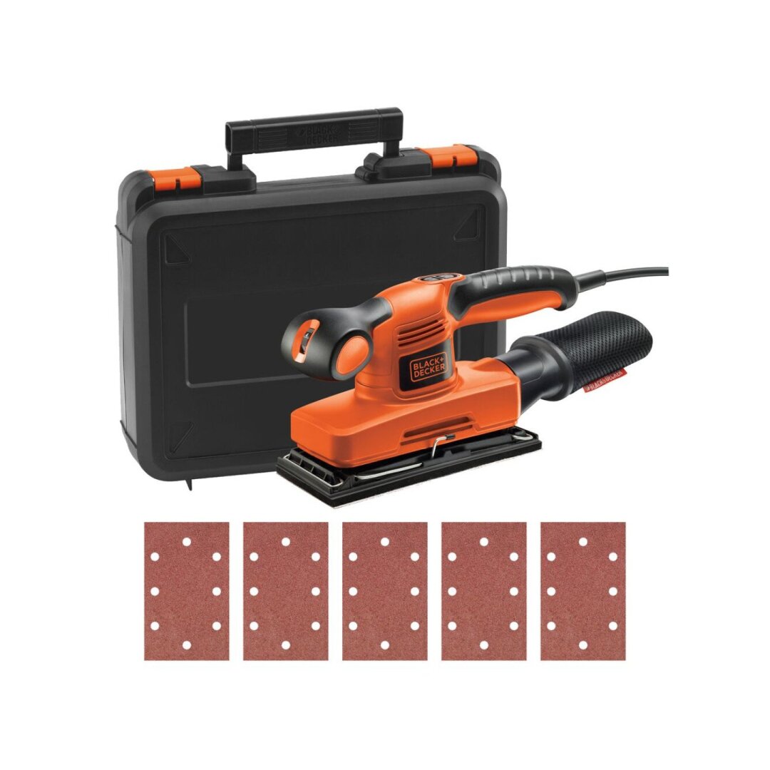Vibracinis Šlifuoklis 240 W reguliuojamo greičio, KA320EKA-QS, Black&Decker Vibracinis Šlifuoklis 240 W reguliuojamo greičio, KA320EKA-QS, Black&Decker
