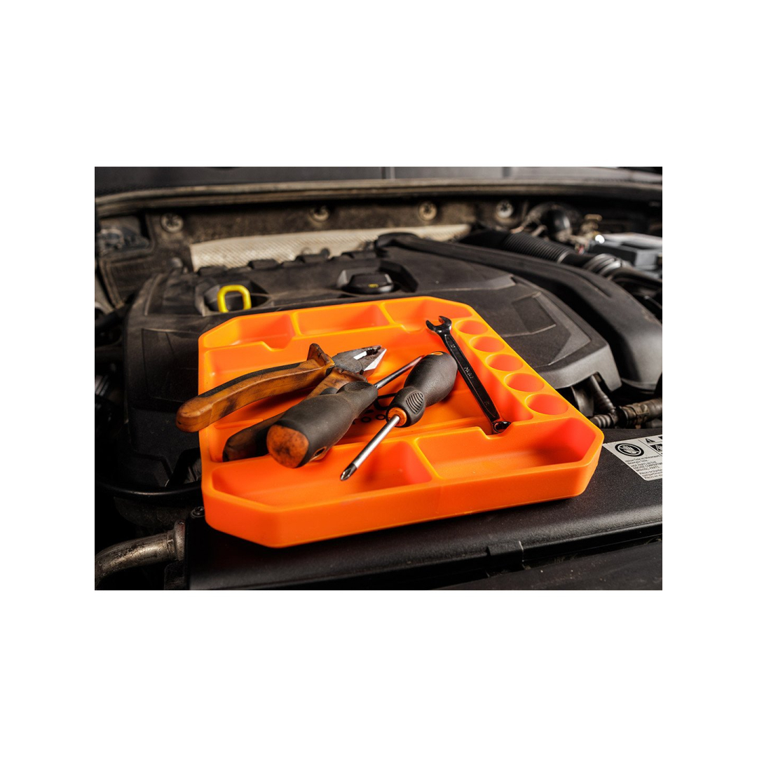 Vidutinis silikoninis įsukamas langelis, 25,7 x 23,2 x 2,5 cm 2