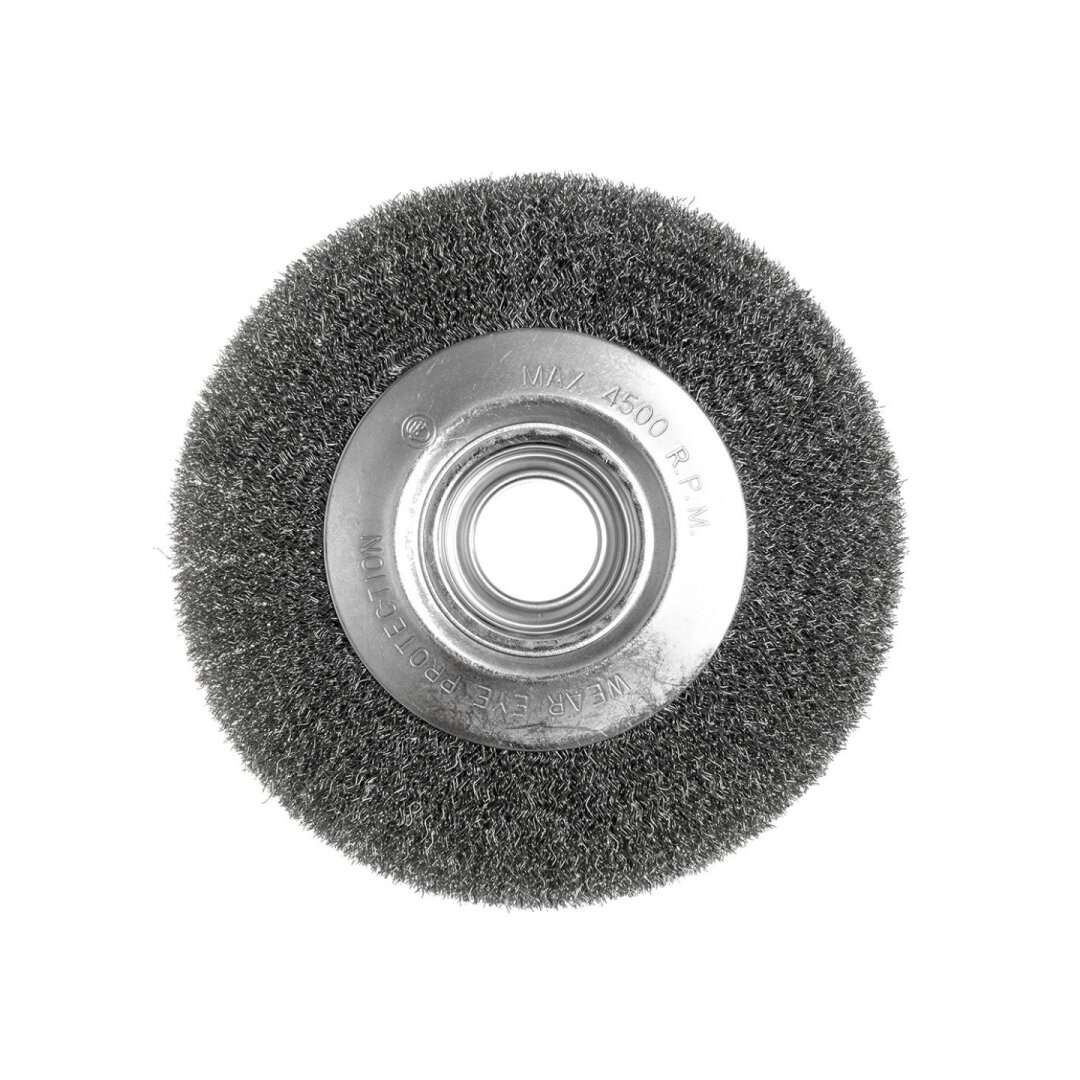 Vielinis diskinis šepetys 200 x 32 mm, suvirškintos vielos, plieno 2