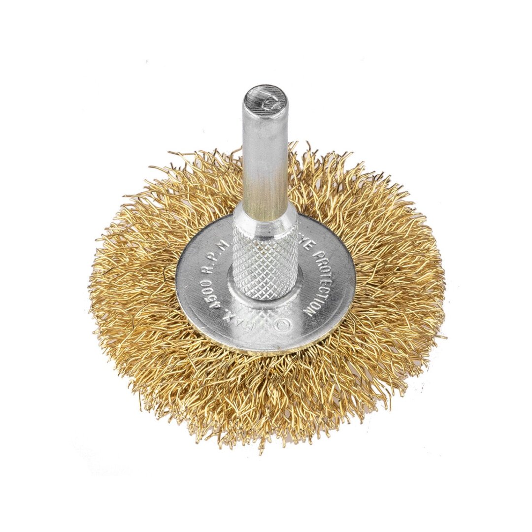 Vielinis diskinis šepetys, suvirškintos vielos, žalvario dengtos, 25, 38, 50, 63, 75 mm, 5 vnt. 4