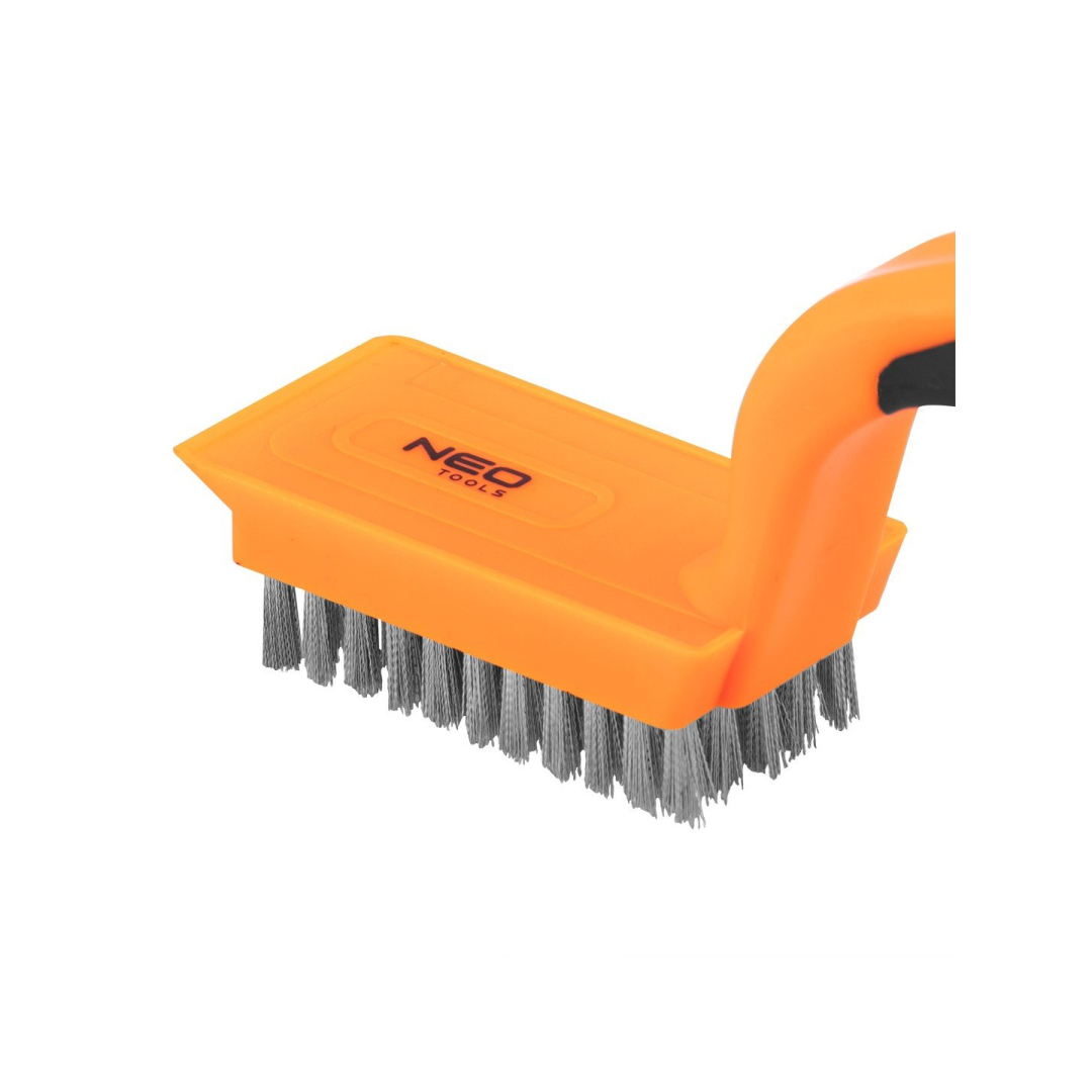 Vielinis šepetėlis, nerūdijanti viela, 5x11 eilučių 1 Vielinis šepetėlis, nerūdijanti viela, 5x11 eilučių 1